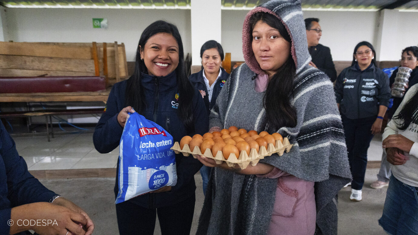 reparto de cesta básica ecuador