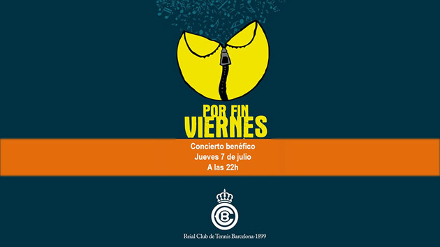 Ven a nuestro concierto benéfico de “Por fin viernes” en Barcelona