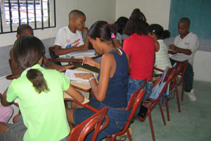 Escolarización infantil en Santo Domingo