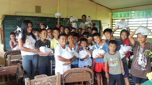 Gracias a las personas que habéis contribuido a reconstruir la vida en Filipinas