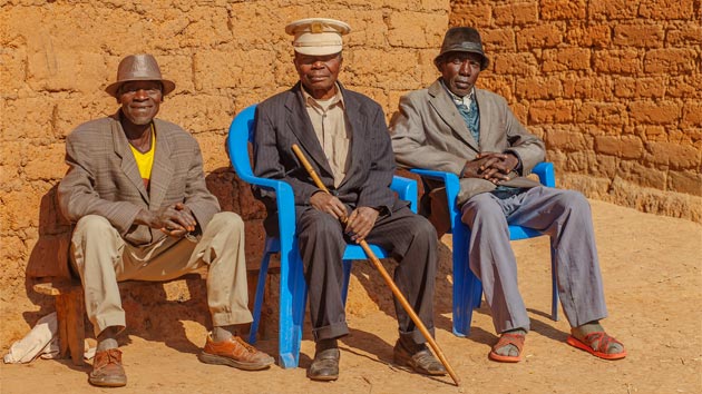 Las aldeas y los sobas en Angola