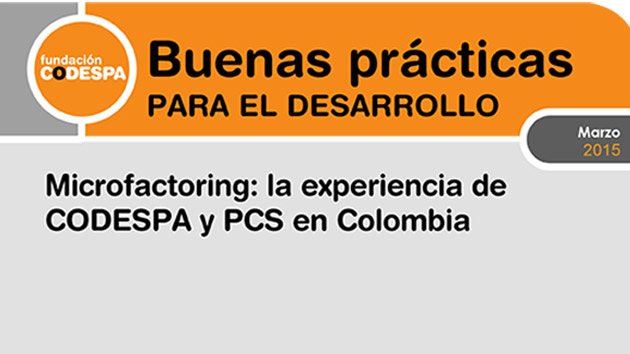 Microfactoring: la experiencia de PCS y CODESPA en Colombia