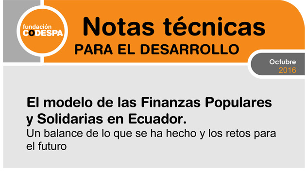 El modelo de las Finanzas Populares y Solidarias en Ecuador. Retos