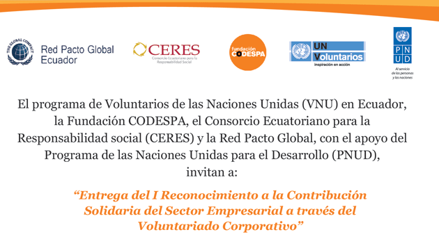 Se reconocen las mejores prácticas de voluntariado corporativo en Quito