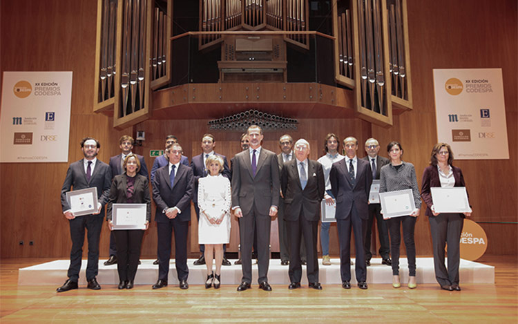 Se entregan los galardones de la XX edición de los Premios CODESPA