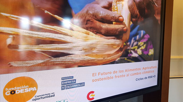 VII Ciclo RSE+D, “El futuro de los alimentos: agricultura sostenible frente al cambio climático”