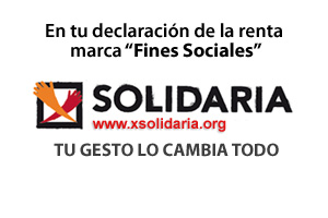 Marca la X Solidaria en tu Declaración de la Renta